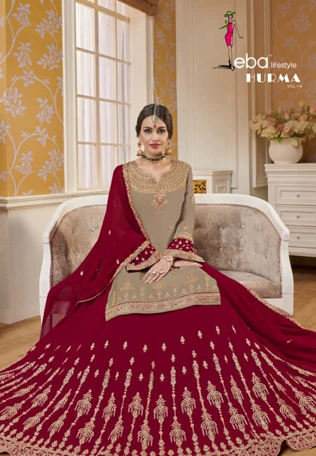 Eba Lifestyle Presenting New Designer New Salwar Suits Catalog Hurma Vol 14