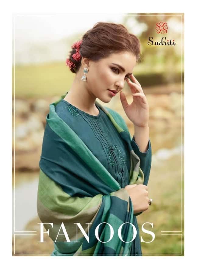 Sudriti Present Fanoos Pashmina Hand Work Salwar Suit Collection