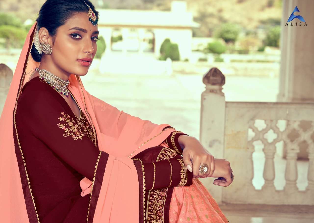 Kashi By Alisa Georgette Designer Sarara Dresses Online Supplier Wholesale Catalog