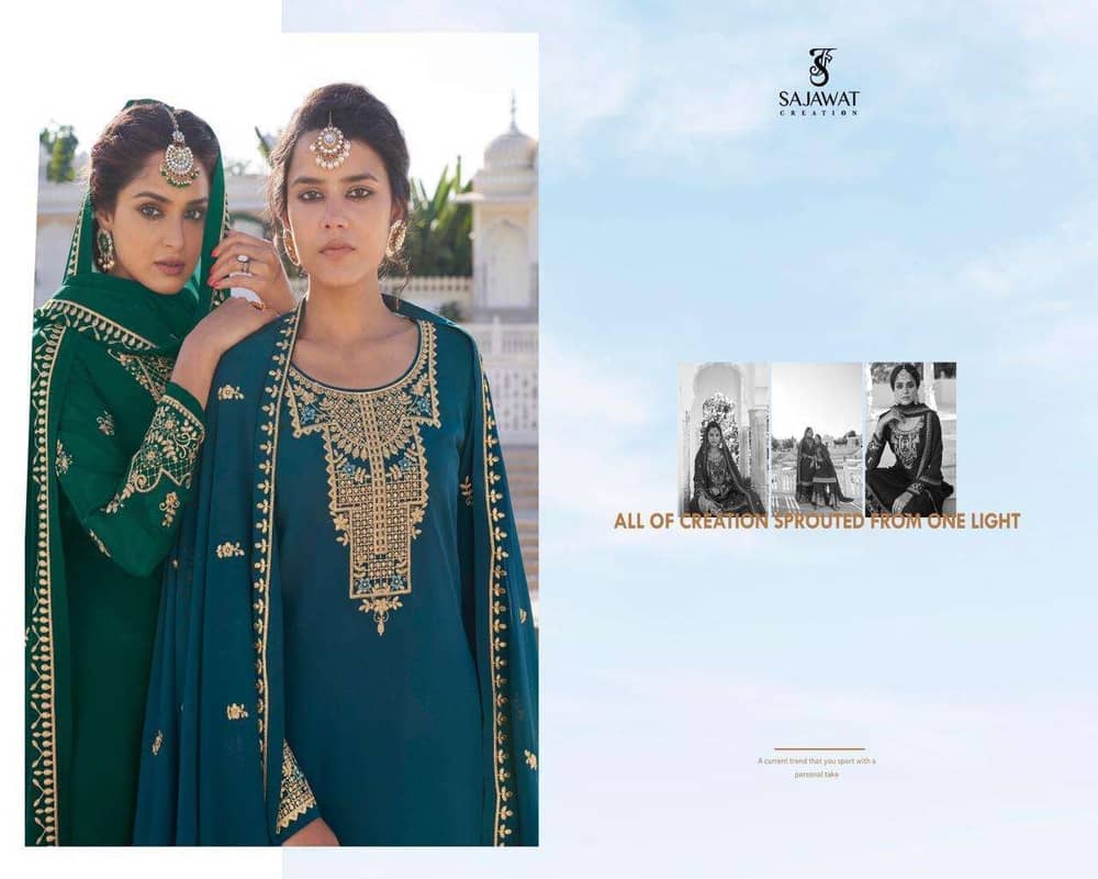 Sajawat Rajani Vol 2 Readymade Eid Special Party Wear Salwar Kameez Wholesale Catalog