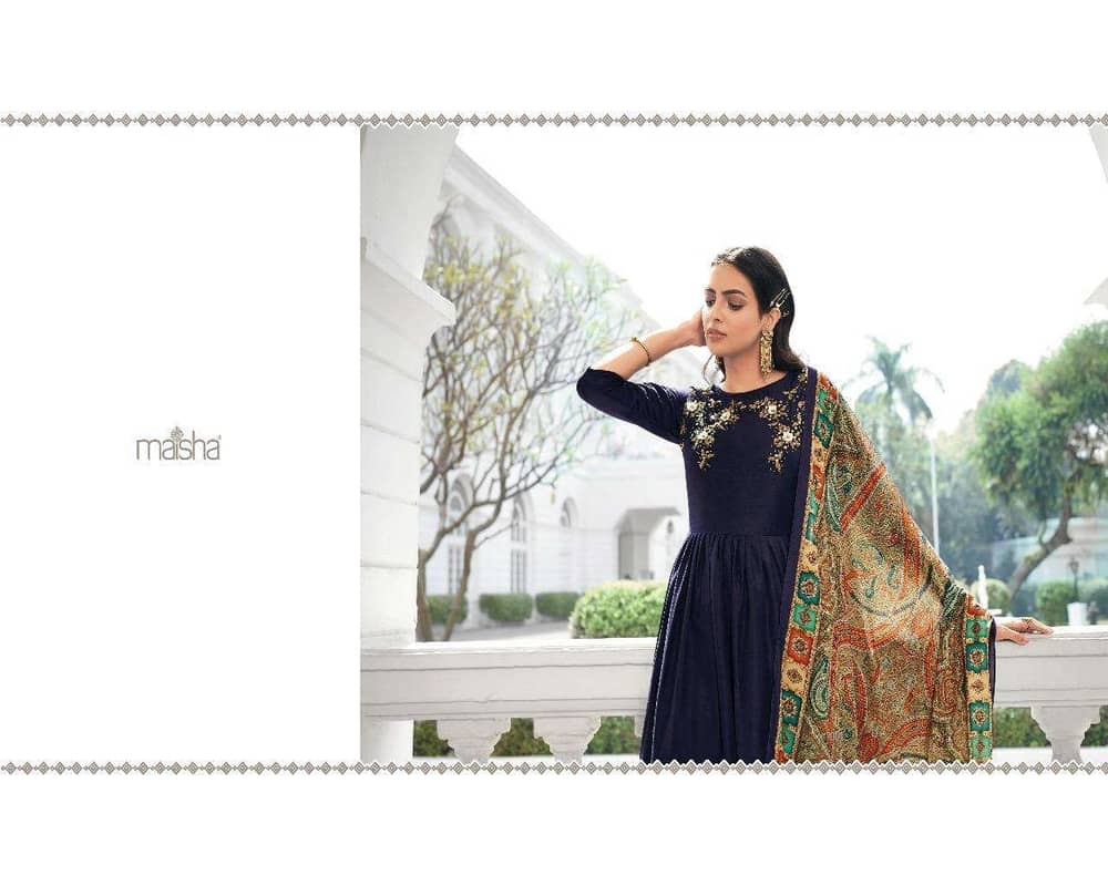 Maskeen Masleen Ethnic Wear Fancy Viscose Salwar Kameez
