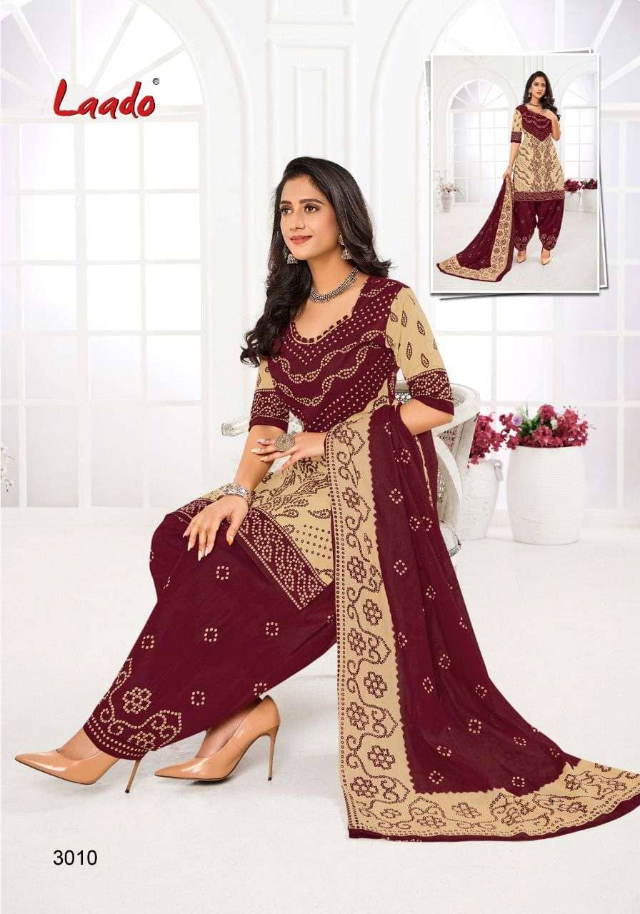 Laado Bandhni Special Vol 3 Cotton Printed Dress Materials