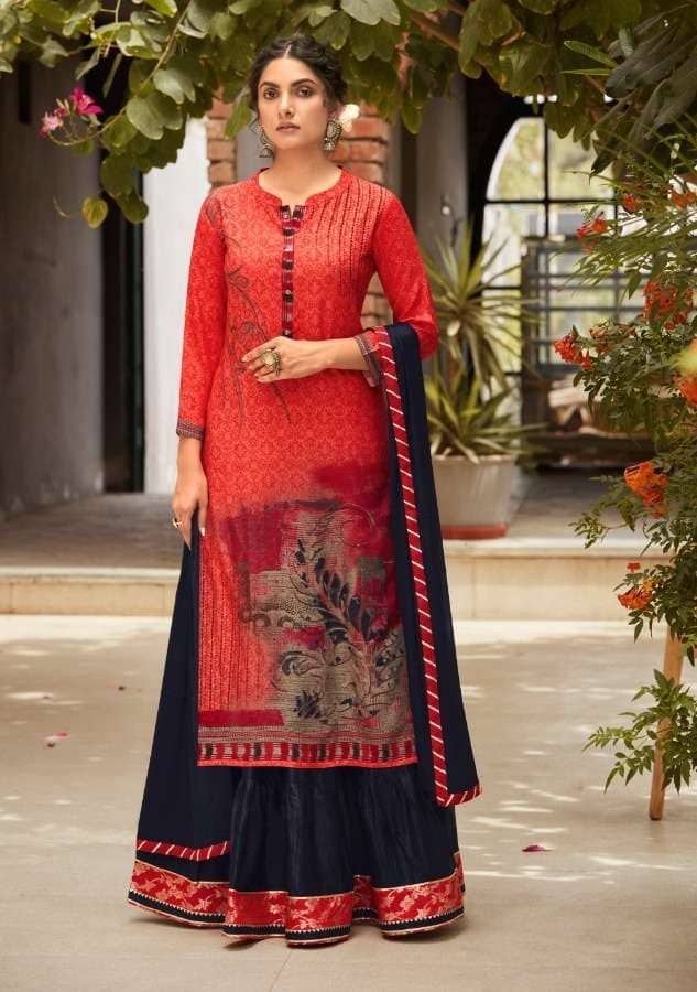 Kalaroop Venue Vol 4 Readymade Party Wear Lehenga Style Long Salwar Kameez