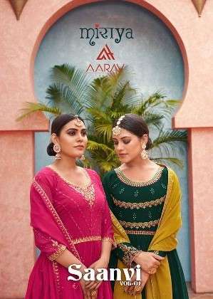 AARAV TRENDZ PRESENT SAANVI VOL-1 GARARA SUITS WHOLESALE RATE 
