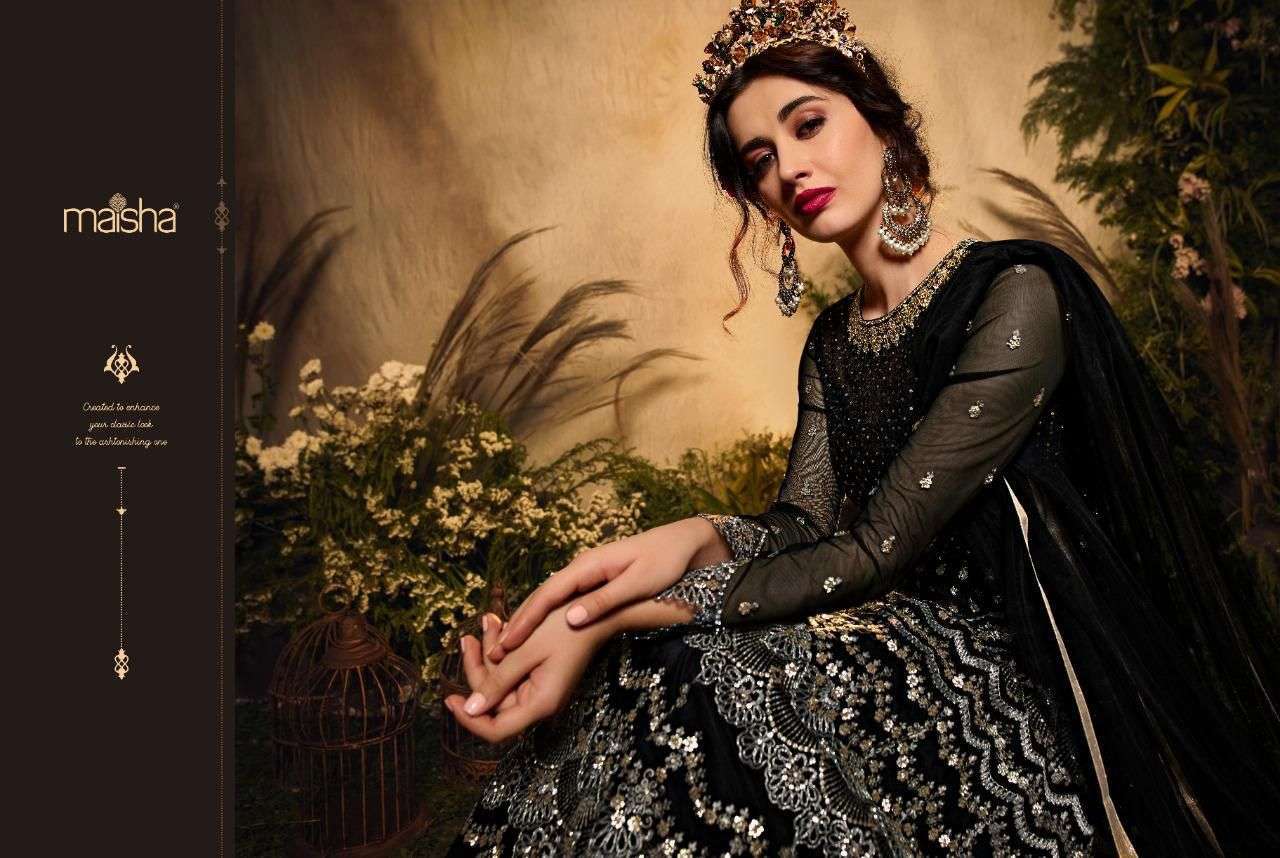 MAISHA PRESENT AAFREEN VOL 3 WEDDING STYLE PARTY WEAR DESIGNER LONG GOWN COLLECTION WHOLESALER