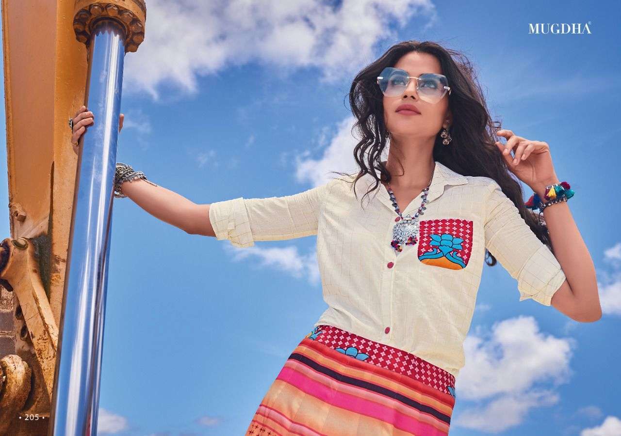 MISHKA BY MUGDHA READY MADE SKIRT PARTY WEAR COLLECTION WHOLESALE RATE 