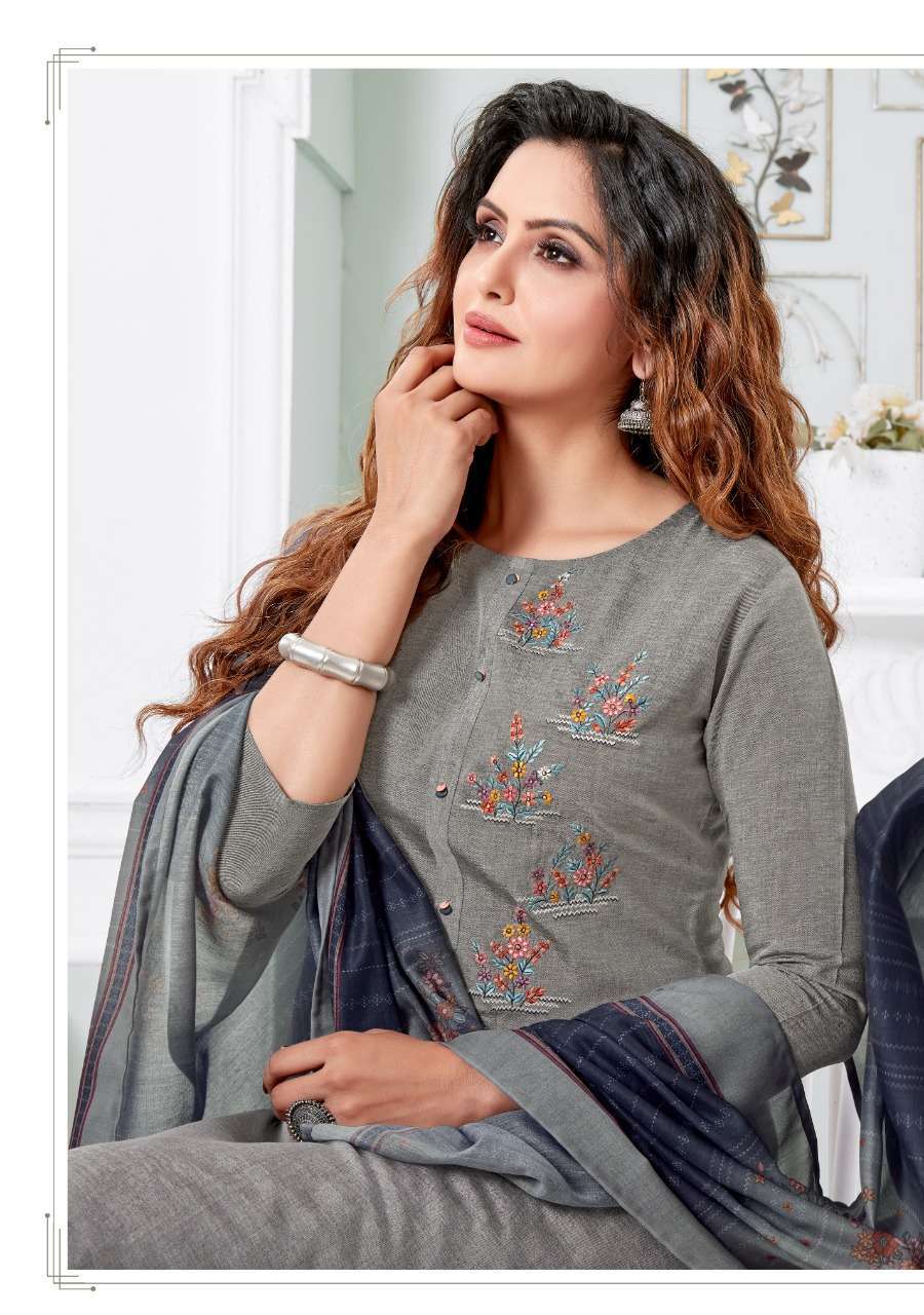 PINK MIRROR PRESENT SERENITY VISCOSE SILK READY MADE CASUAL DRESS COLLECTION AT WHOLESALE RATE