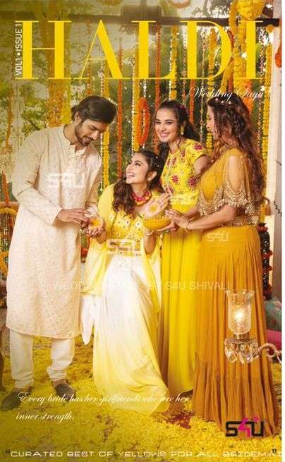 S4U HALDI TRADITIONAL WEDDING LONG INDO WESTERN  COLLECTION WHOLESALER 