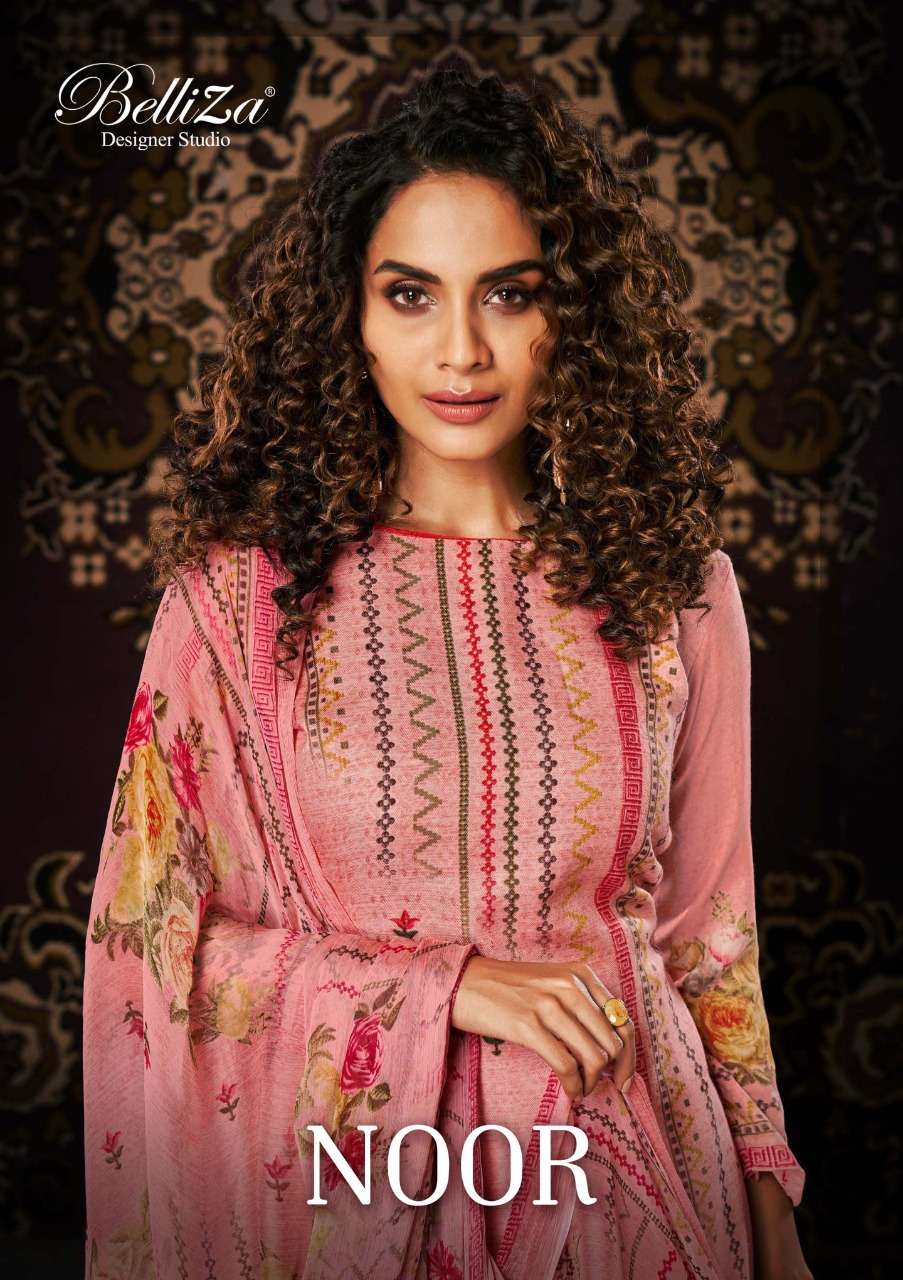 BELIZA DESIGNER LAUNCHED NOOR PASHMINA SALWER KAMEEZ WHOLESALE RATE