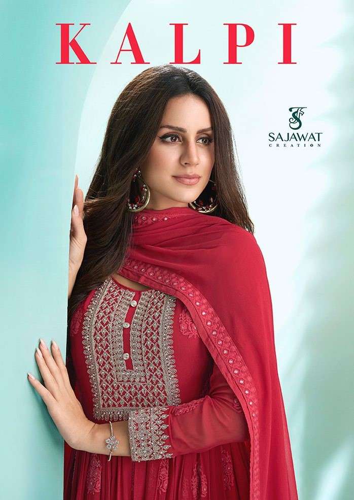 SAJAWAT CREATION KALPI VOL 1 GEORGETTE WITH EMBROIDERY GOWN AVAILABLE WHOLESALER 
