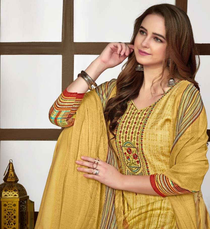 SKT SUITS JESSICA DIGITAL STYLE PRINT KADAI WORK PASHMINA SUITS WHOLESALE RATE 