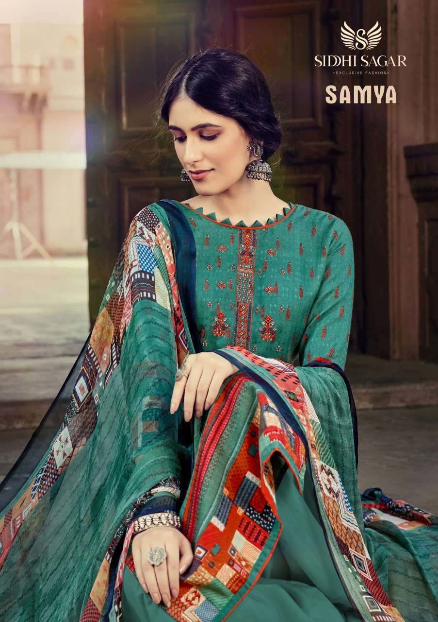 SIDDHI SAGAR SAMYA PURE PASHMINA DIGITAL PRINTED SALWAR SUIT WHOLESALER 