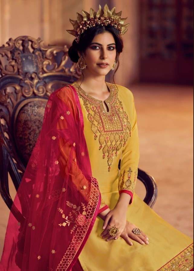 FIONA GULRANG LEHENGA VOL 2 DESIGNER PARTY WEAR SUIT SUPPLIER 