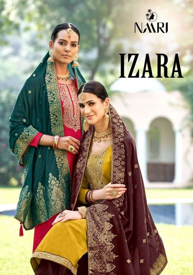NAARI IZARA WORK PARMAPRA SILK FANCY SALWAR KAMEEZ 