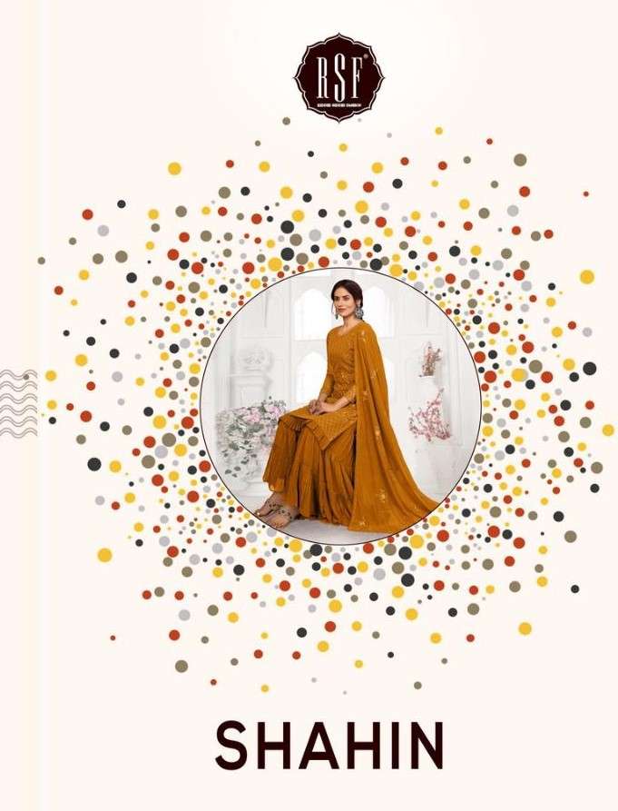 RSF SHAHIN GEORGETTE DESIGNER SHARARA SUIT SUPPLIER 