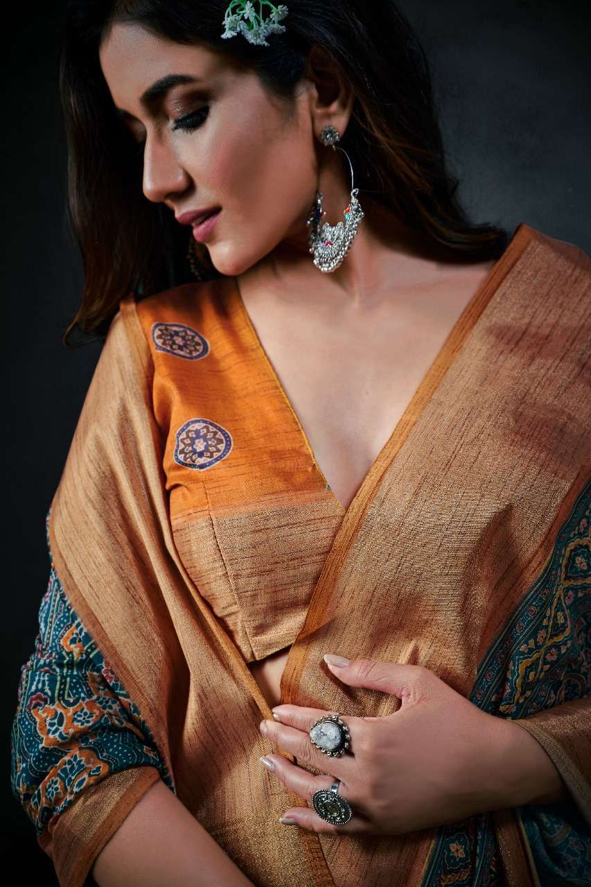 AAJRAKH SILK BY RAJYOG DAILY WEAR SAREE COLLECTION WHOLESALE RATE 