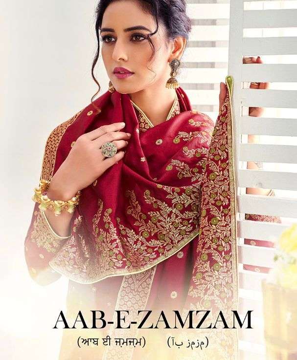  RANI TRENDZ AAB E ZAMZAM HEAVY DOLA SILK LATEST SALWAR KAMEEZ WHOLESALE RATE 