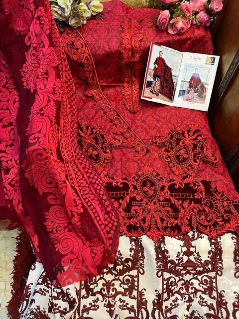 ZIAAZ DESIGNS Z SERIES VOL 2 COTTON PAKISTANI SUIT AVAILABLE BEST RATE 
