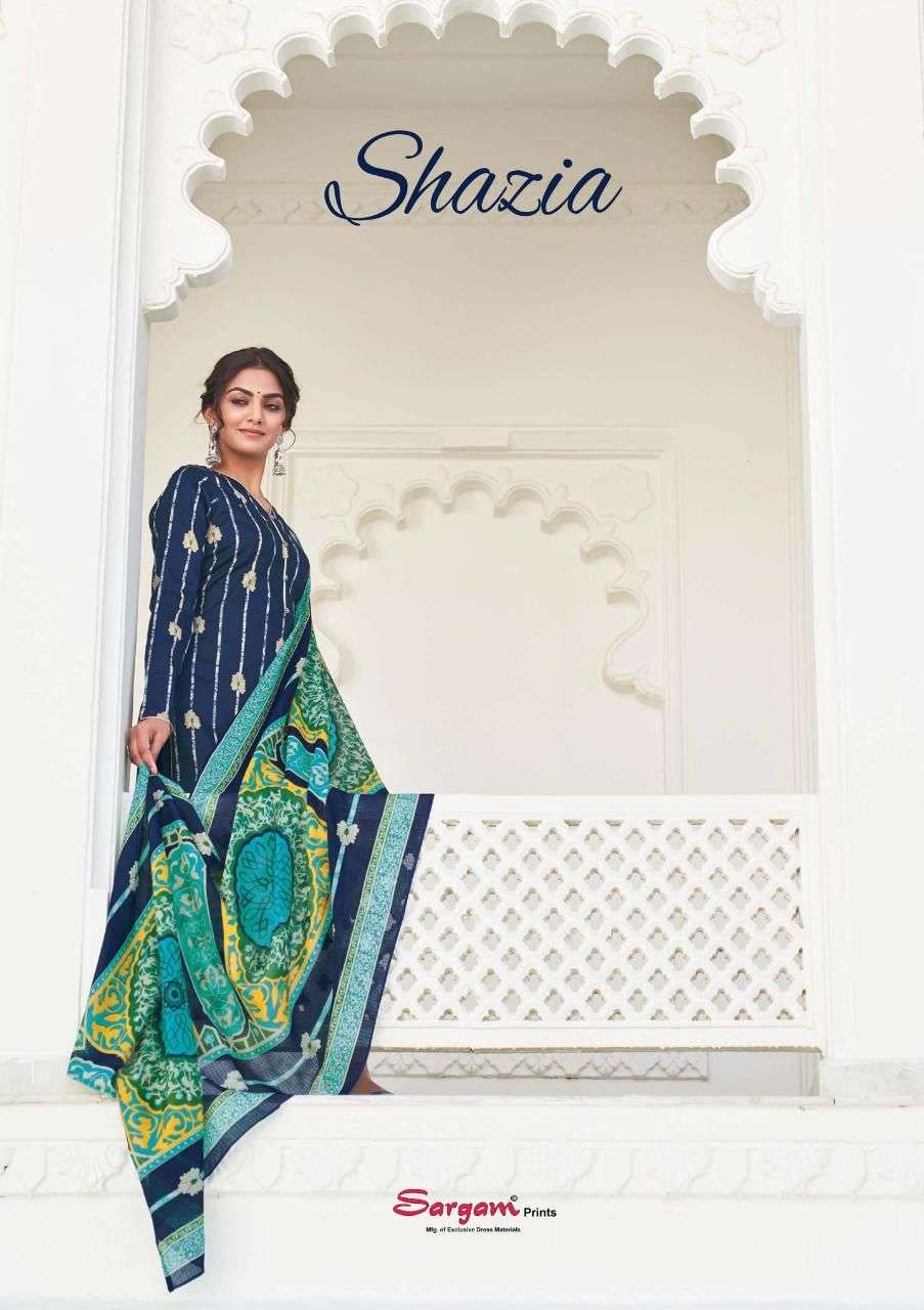 SARGAM SHAZIA DESIGNER DIGITAL PRINTED PURE JAM COTTON UNSTITCHED SALWAR KAMEEZ WHOLESALE RATE 