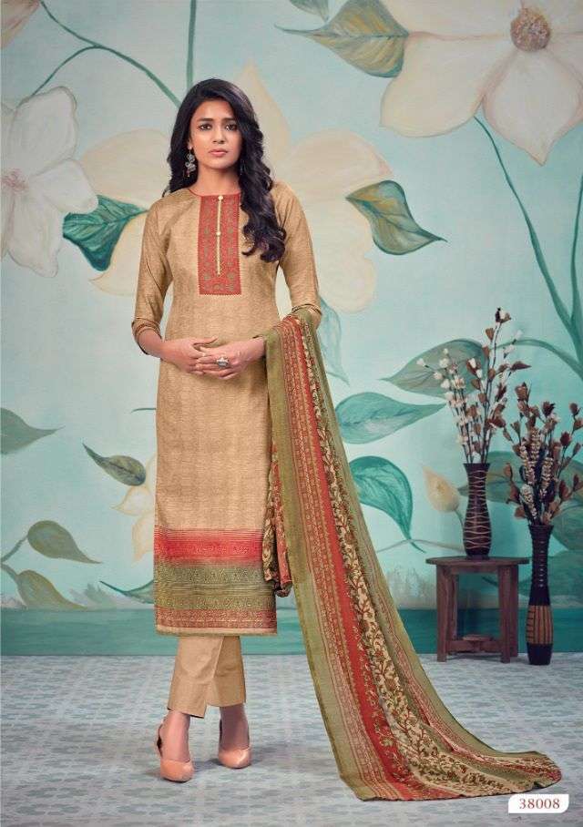 SKT SUITS SIFAYA  PURE JAM COTTON DIGITAL PRINTED UNSTITCHED SALWAR SUIT SUPPLIER 