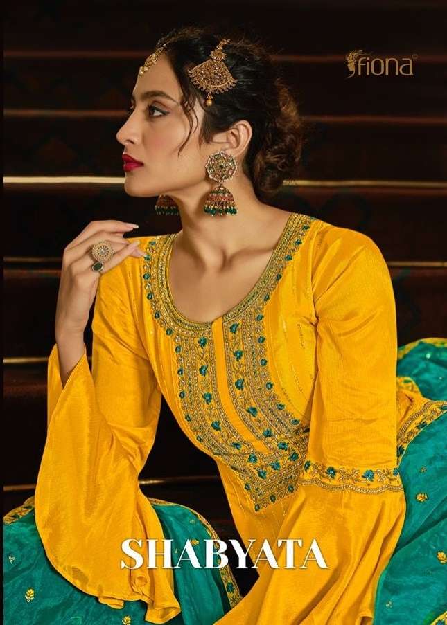 FIONA SHABYATA DESIGNER PARTY WEAR SUIT DEALER IN SURAT 