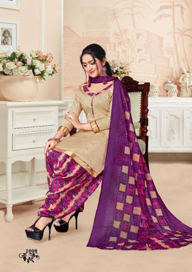 SKT SUITS ORCHID PURE COTTON PRINTED LOW RANGE SUIT SUPPLIER IN SURAT MARKET 