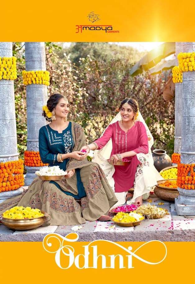 AMYRA DESIGNER ODHNI RAYON VISCOSE DESIGNER UNSTITCHED SALWAR KAMEEZ  SUPPLIER IN SURAT MARKERT