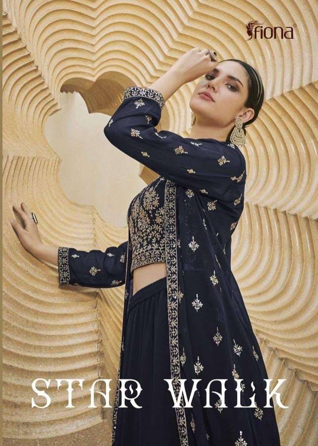 FIONA STAR WALK DESIGNER PARTY WEAR SALWAR KAMEEZ WHOLESALER IN SURAT MARKET 