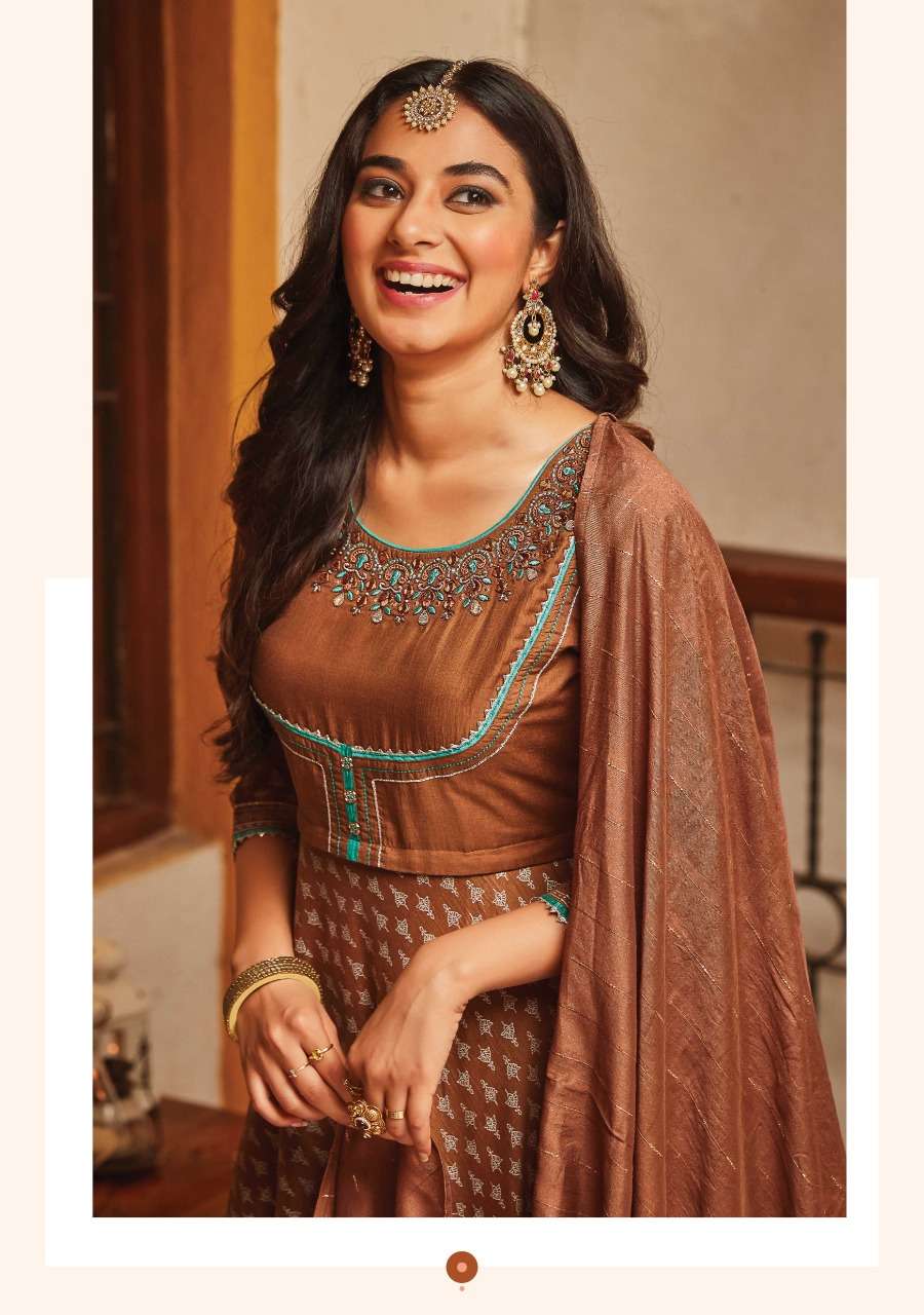 KIANA HOUSE OF FASHION ROOH  MASILN PRINTED DESIGNER GOWN COLLECTION SUPPLIER