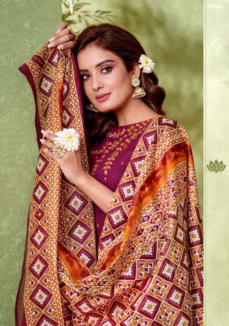 VASTU TEX IKAAT PATOLA VOL 3 PURE LAWN COTTON PRINTED SALWAR SUIT AVAILABLE AT WHOLESALE RATE 