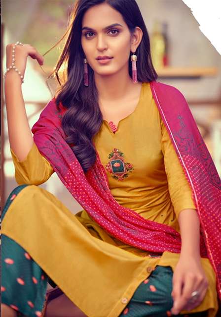 KIANA KASHIDA PURE COTTON EMBRODERY WITH HANDWORK DESIGNER KURTI AVAILABLE AT WHOLESALE RATE  