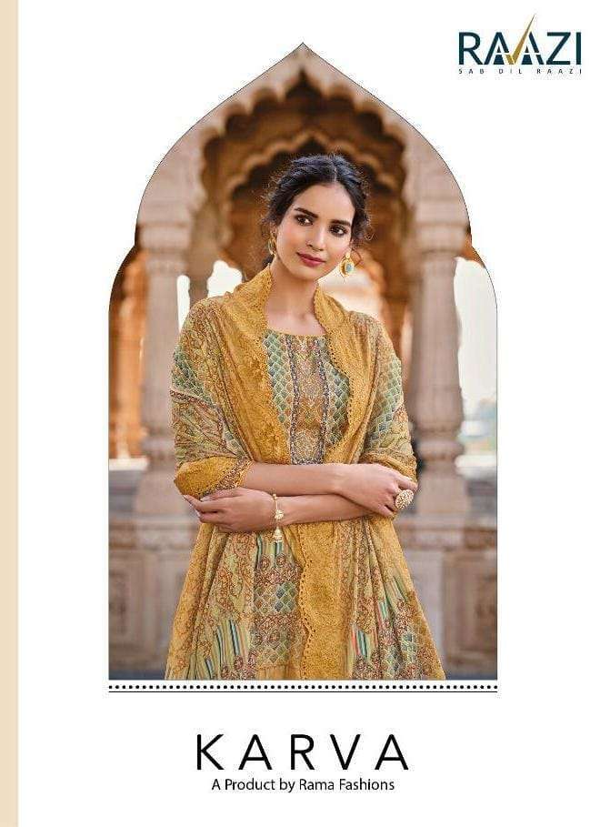  RAMA FASHION KARVA JAM SATING PRINTED UNSTITCHED SALWAR KAMEEZ WHOLESALE CATALOGUE 