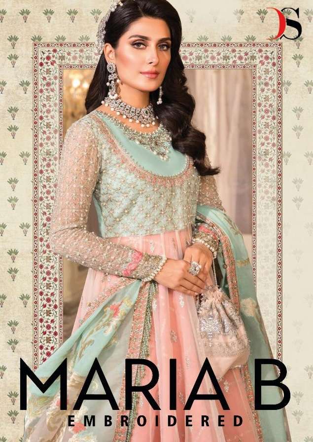 DEEPSY SUITS MARIA B EMBROIDERED PAKISTANI SALWER SUITS WHOLE SALE SUPPLIER 