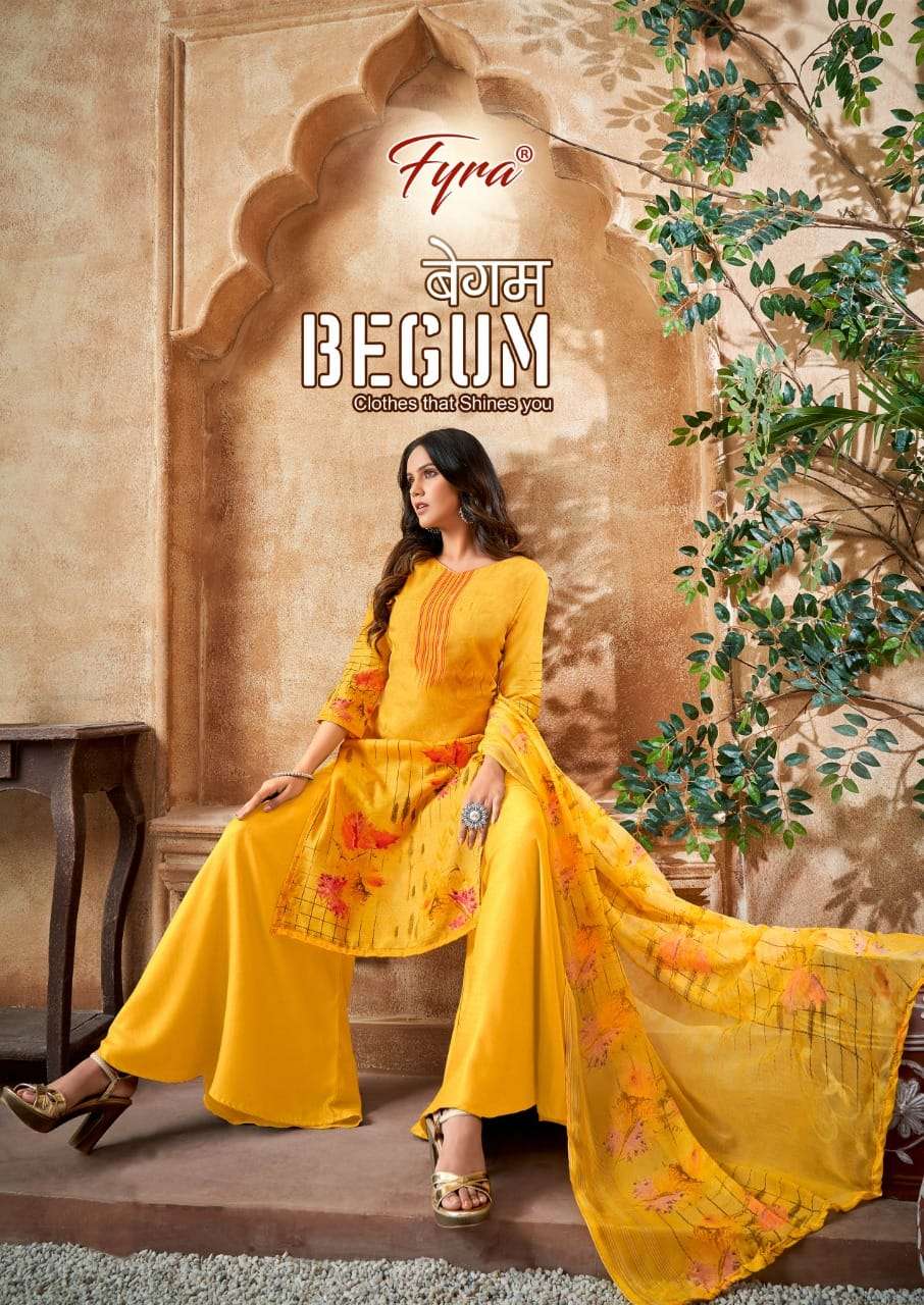 FYRA BEGUM COTTON PRINTED SALWER SUITS COLLECTION 2022