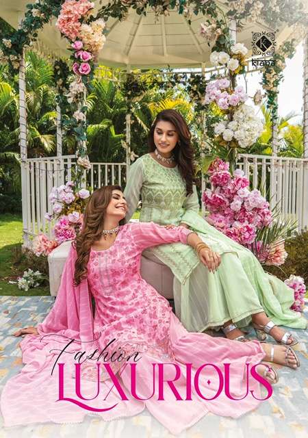 KIANA FASHION LUXURIOUS PARTY WEAR STITCHED SALWER SUITS SUPPLIER 