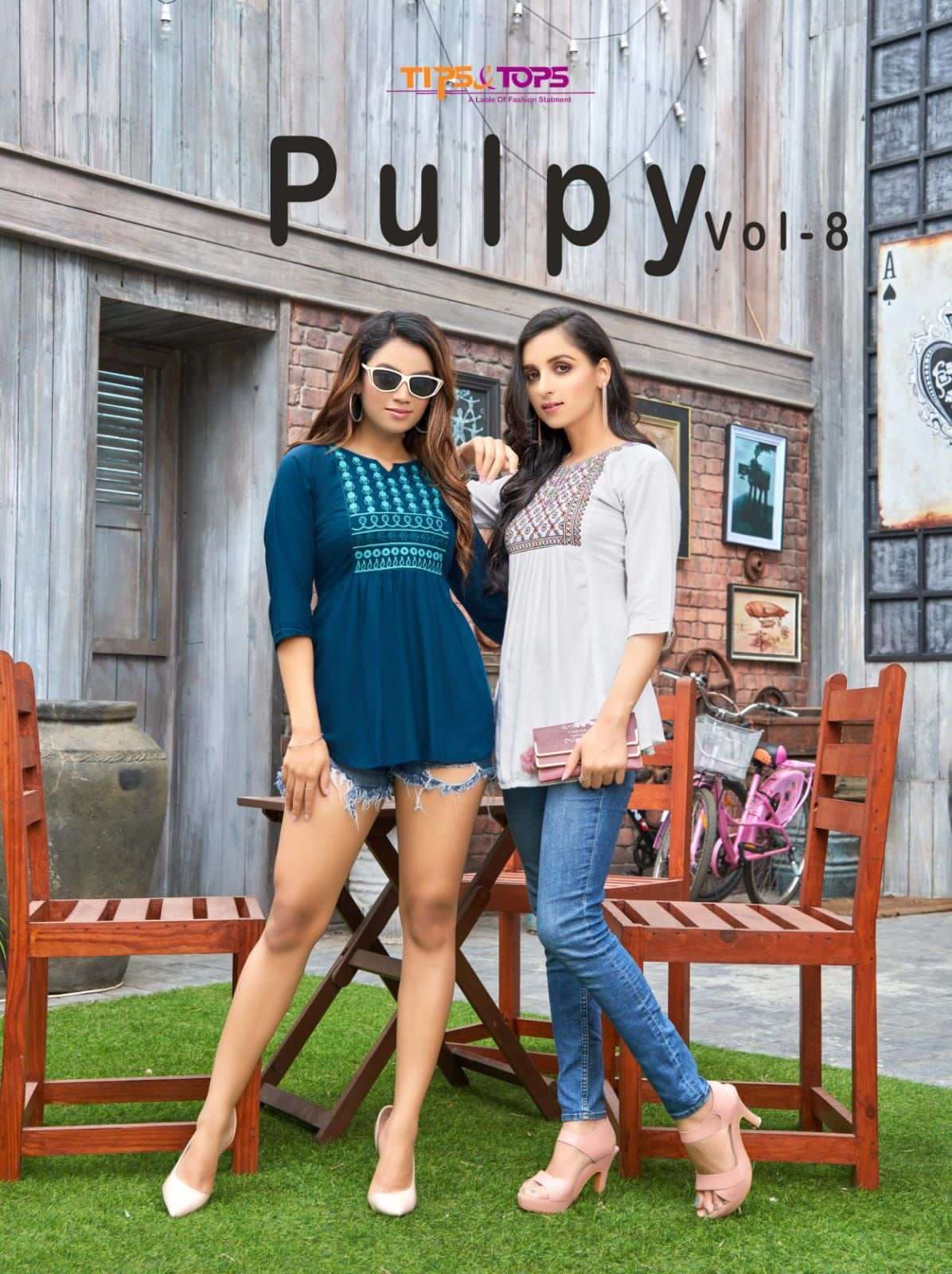 TIPS&TOPS PULPY VOL 8 RAYON SHORT TOP COLLECTION 2022