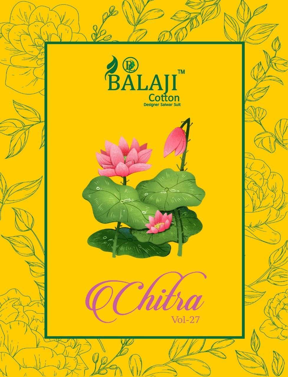 BALAJI COTTON CHITRA VOL 27 UNSTITCHED COTTON PRINTED SALWER SUIT LOWEST RATE 