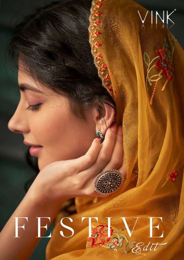 VINK FESTIVE EDIT CHINON SILK SUIT SUPPLIER WHOLESALE RATE 