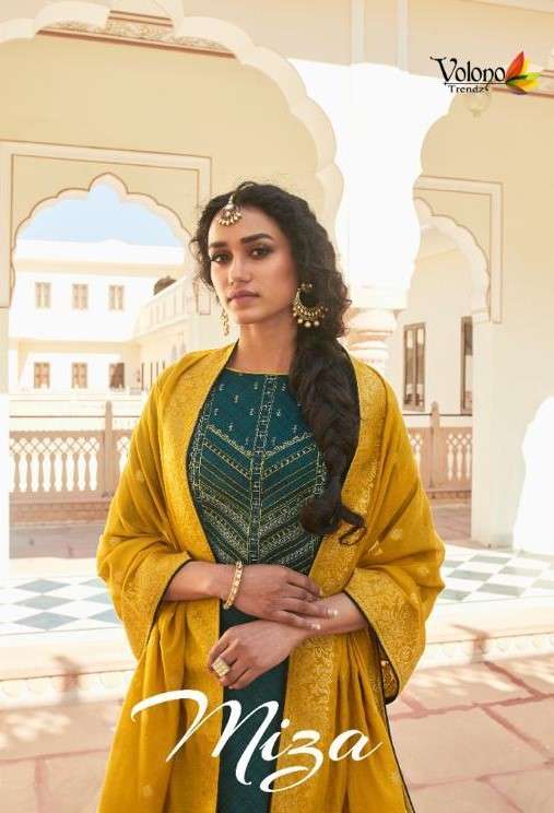 VOLONO TRENDZ MIZA JAM COTTON SALWER SUITS WHOLESALER IN SURAT