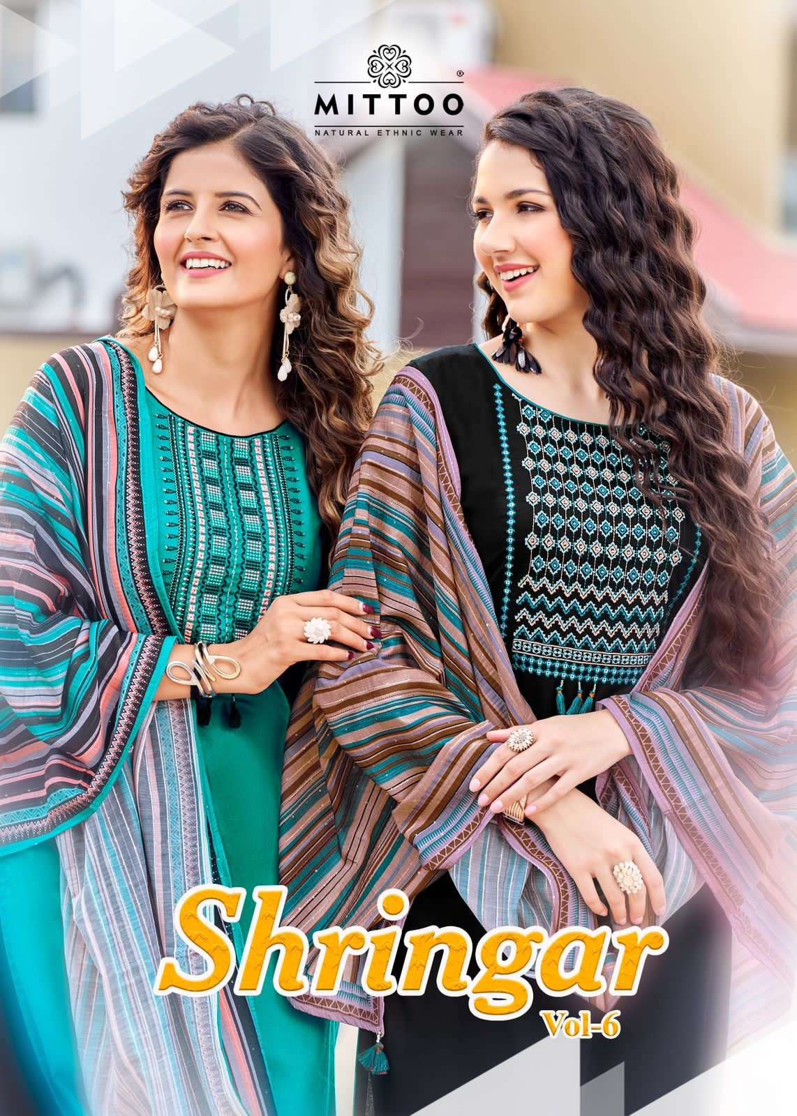 MITTOO SHRINGAR VOL 6 POLY VISCOSE TOP BOTTOM WITH DUPATTA 3 PCS COLLECTION SUPPLIER IN SURAT 