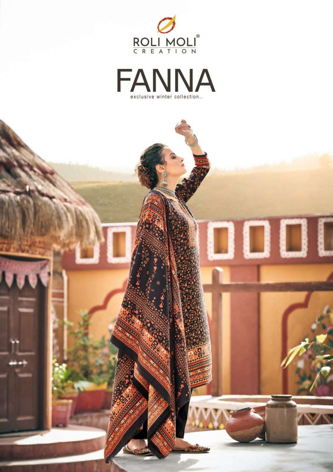 ROLI MOLI CREATION FANNA PASHMINA WINTER SUIT NEW CATALOGUE COLLECTION 2022