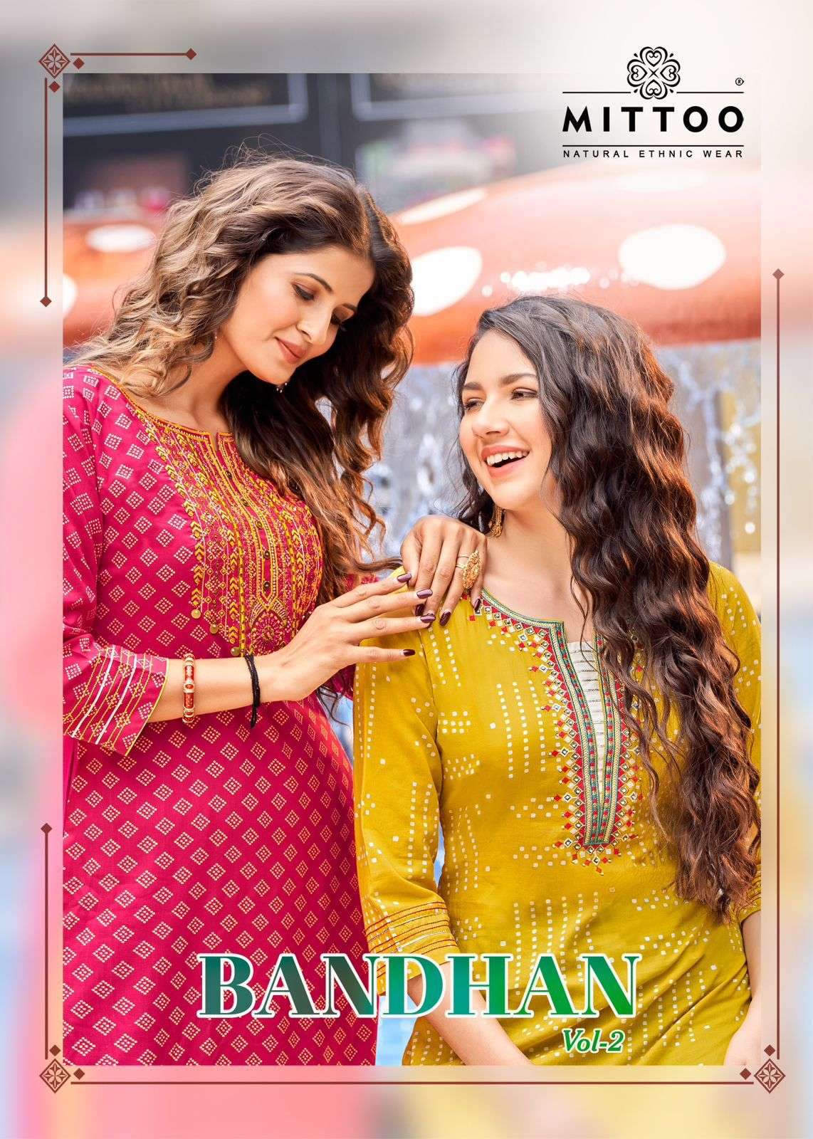 MITTO BANDHAN VOL 2 RAYON HANDWORK KURTIS ONLINE SHOPPING