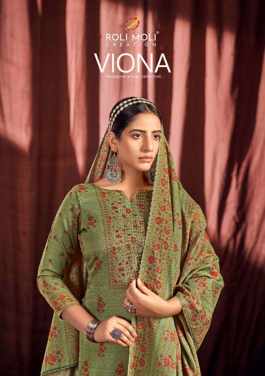 ROLI MOLI CREATION VIONA PASHMINA WINTER SALWER SUIT WINTER COLLECTION CATALOGUE 
