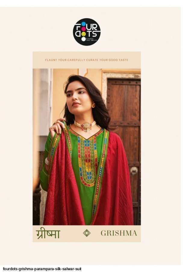 FOURDOTS GRISHMA PARAMPARA SILK SALWAR SUIT