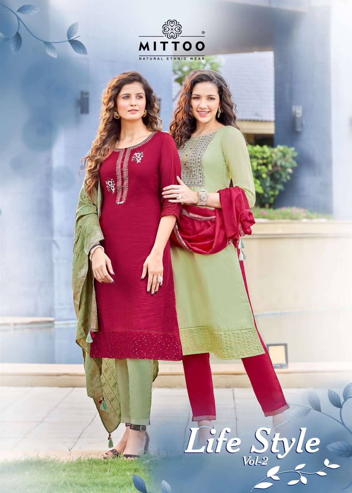 MITTO LIFE STYLE VOL 2 TOP PANT WITH DUPATTA LATEST CATALOGUE