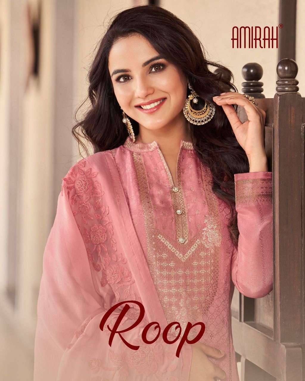 AMIRAH ROOP VISCOSE DOLA JACQUARD SALWAR SUITS CATALOGUE 