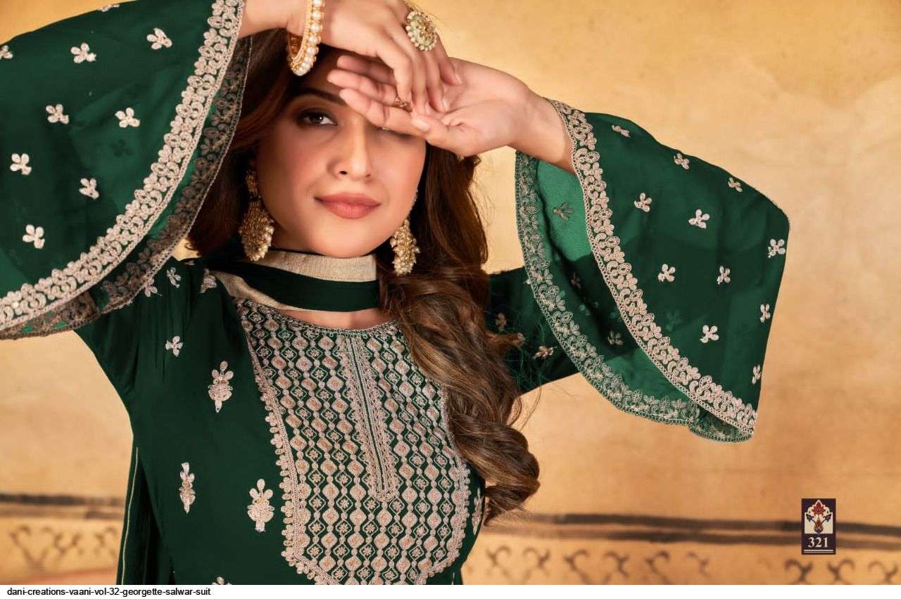 DANI CREATIONS VAANI VOL 32 GEORGETTE SALWAR SUIT