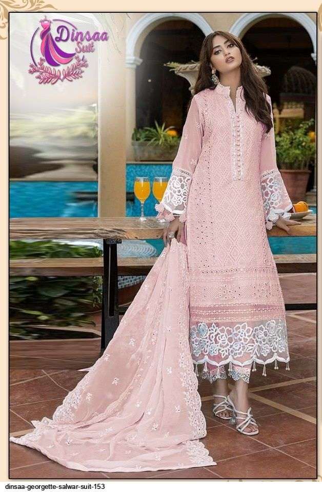 DINSAA GEORGETTE SALWAR SUIT 153