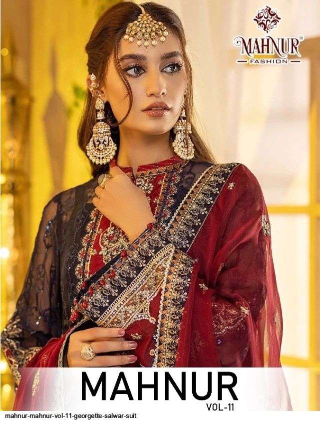 MAHNUR MAHNUR VOL 11 GEORGETTE SALWAR SUIT