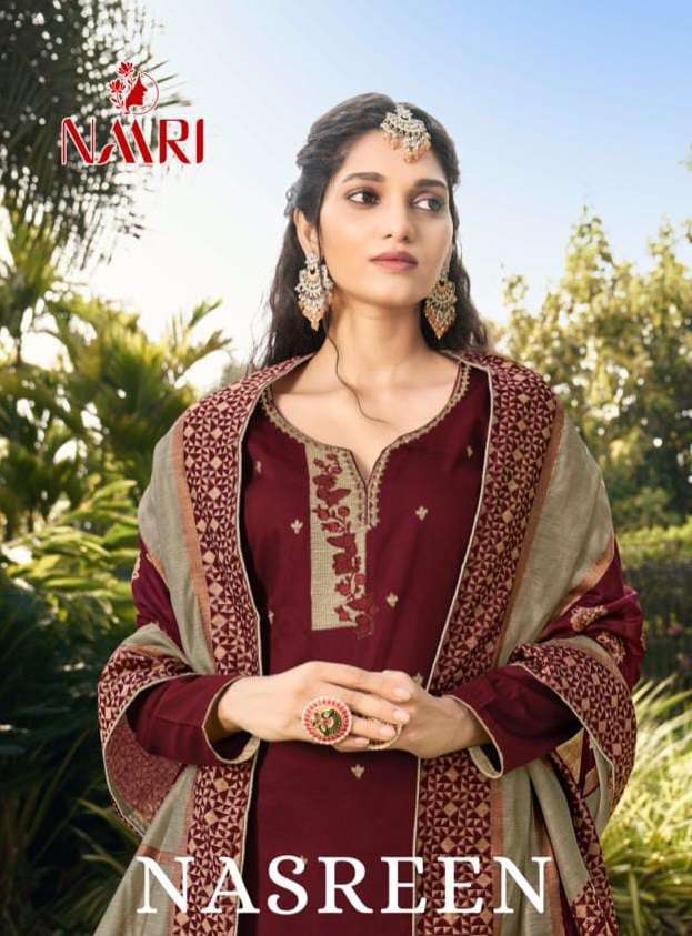 NAARI NASREEN PARAMPARA SILK SALWER SUIT COLLECTION 2023